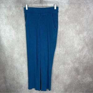 Back Beat Co. Hemp Sport Ribbed Pants In Blue Women's Size S